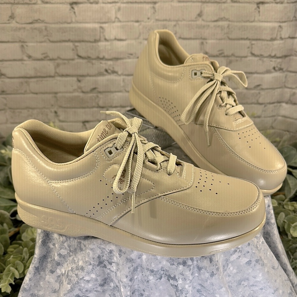 SAS “Time Out” Bone Leather TriPad Comfort Lace-up Classic Walkers Mens 8M⭐️NWOT
